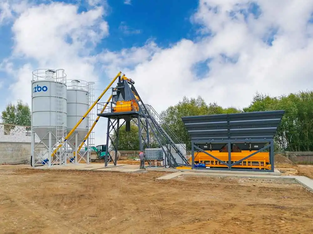 Стационарный бетонный завод Скип-60, фотография 4