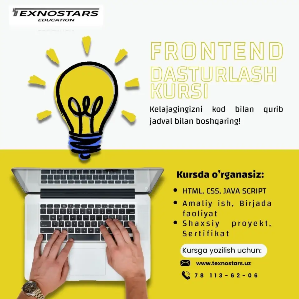 Texnostars - sizning IT buyicha ilk va togri qadamingiz, фотография 3