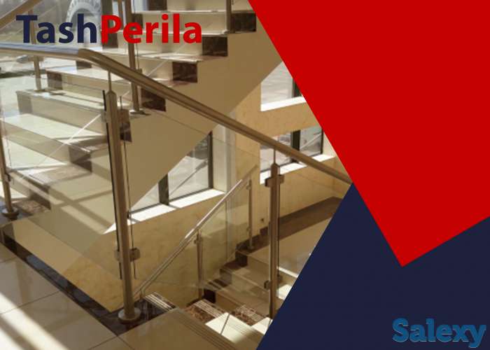 Перила из нержавейки в Ташкенте на заказ лексан навес, фотография 1