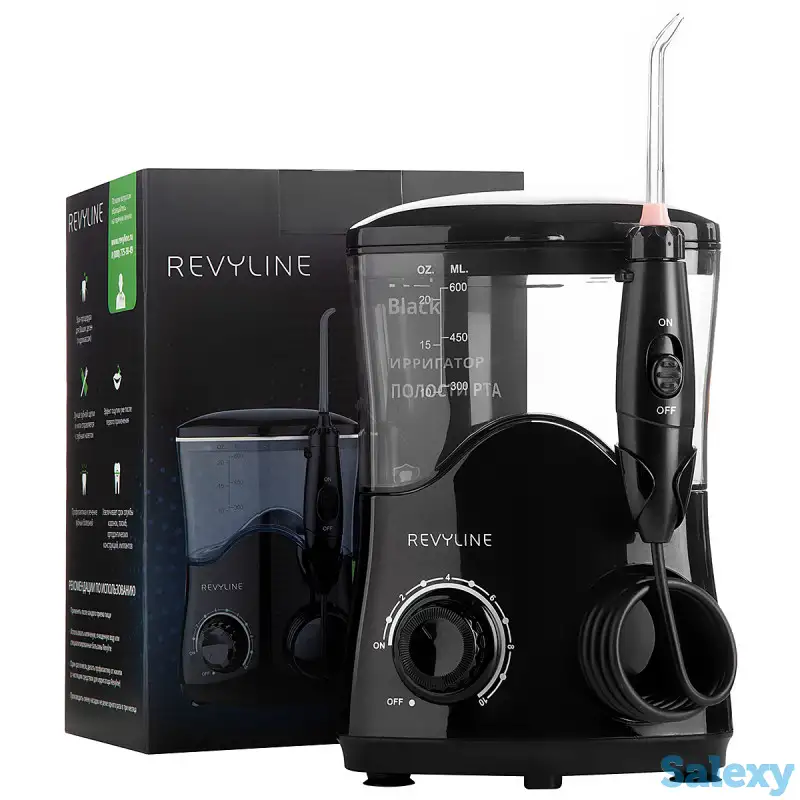 Недорогой ирригатор Revyline RL 100 Black для профилактики кариеса, фотография 1