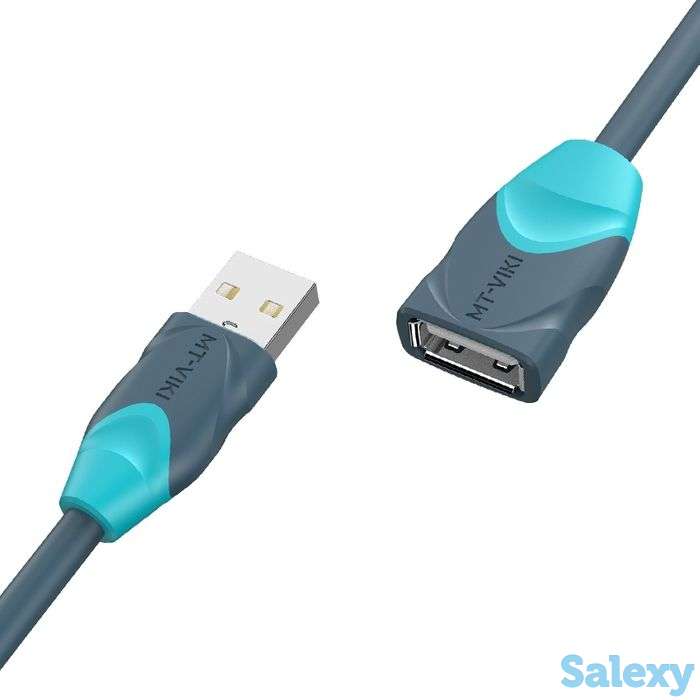 Кабель-удлинитель USB 2.0 папа-мама от фирмы MT-VIKI длина 10 метр, фотография 2