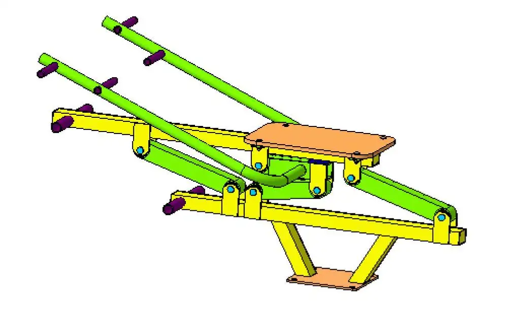Уличные детские тренажеры от 6 лет тренажёры KiF, фотография 1