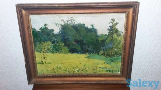 Пейзаж ,народного художника ссср.Рахима Ахмедова.1966года.размер37/47с, фотография 1