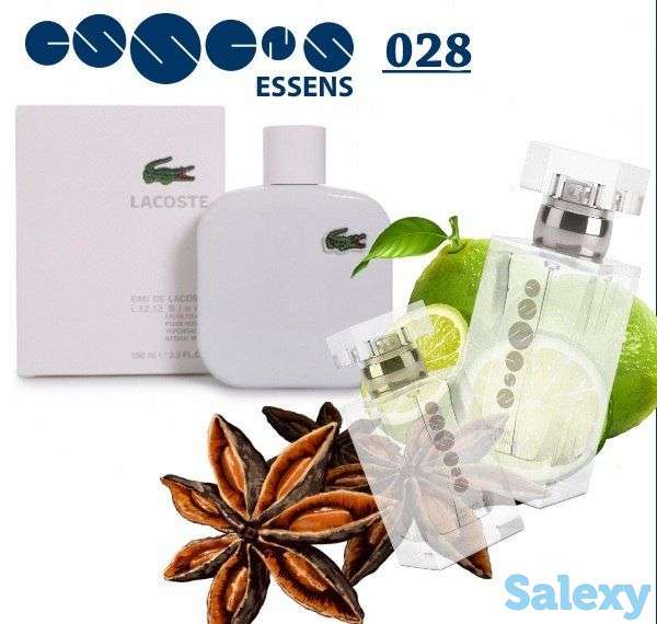 LACOSTE L.12.12 White Blanc, 50 ml,  Духи от компании Essens, номер 028, фотография 1