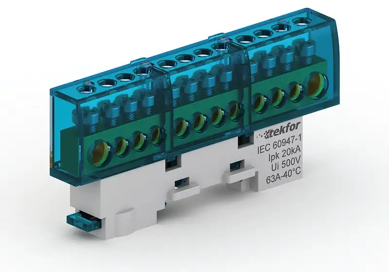 Шины земля, шины ноль, изолированные производитель Текфор Россия, фотография 12
