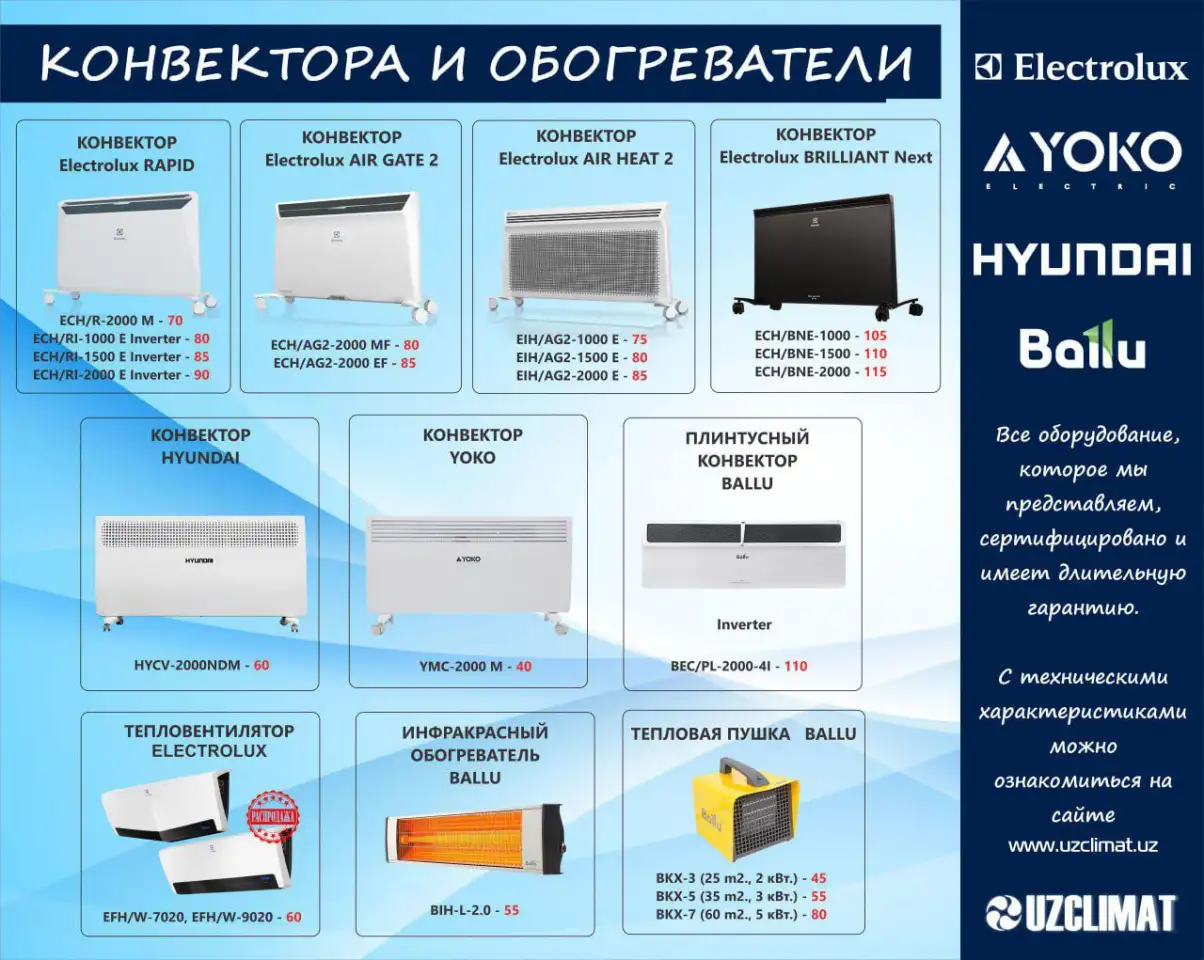 Конвектора и Обогреватели, фотография 1