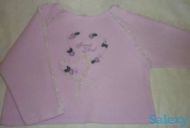 Нарядная флисовая блузка из США (осень-зима) на 12-18 мес, фотография 1