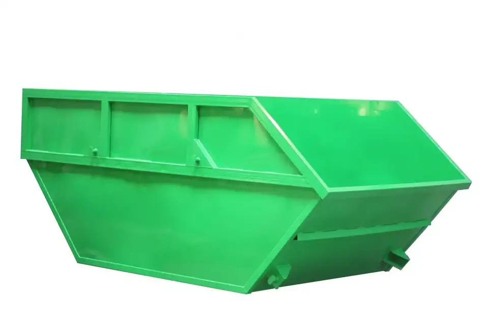 Бункер для мусора, Lмм, S 1,5-5 мм, B 1700.-2500 мм, Материал: сталь; ПНД, Покрытие: эмаль..., фотография 1