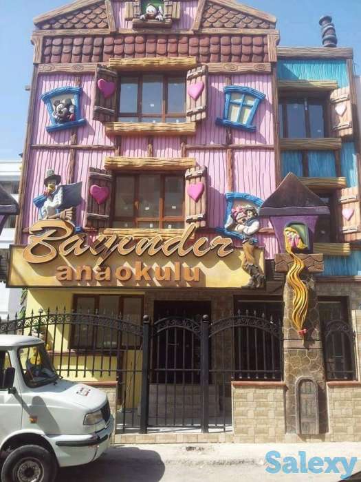 Оформление фасада объемными фигурами, фотография 13