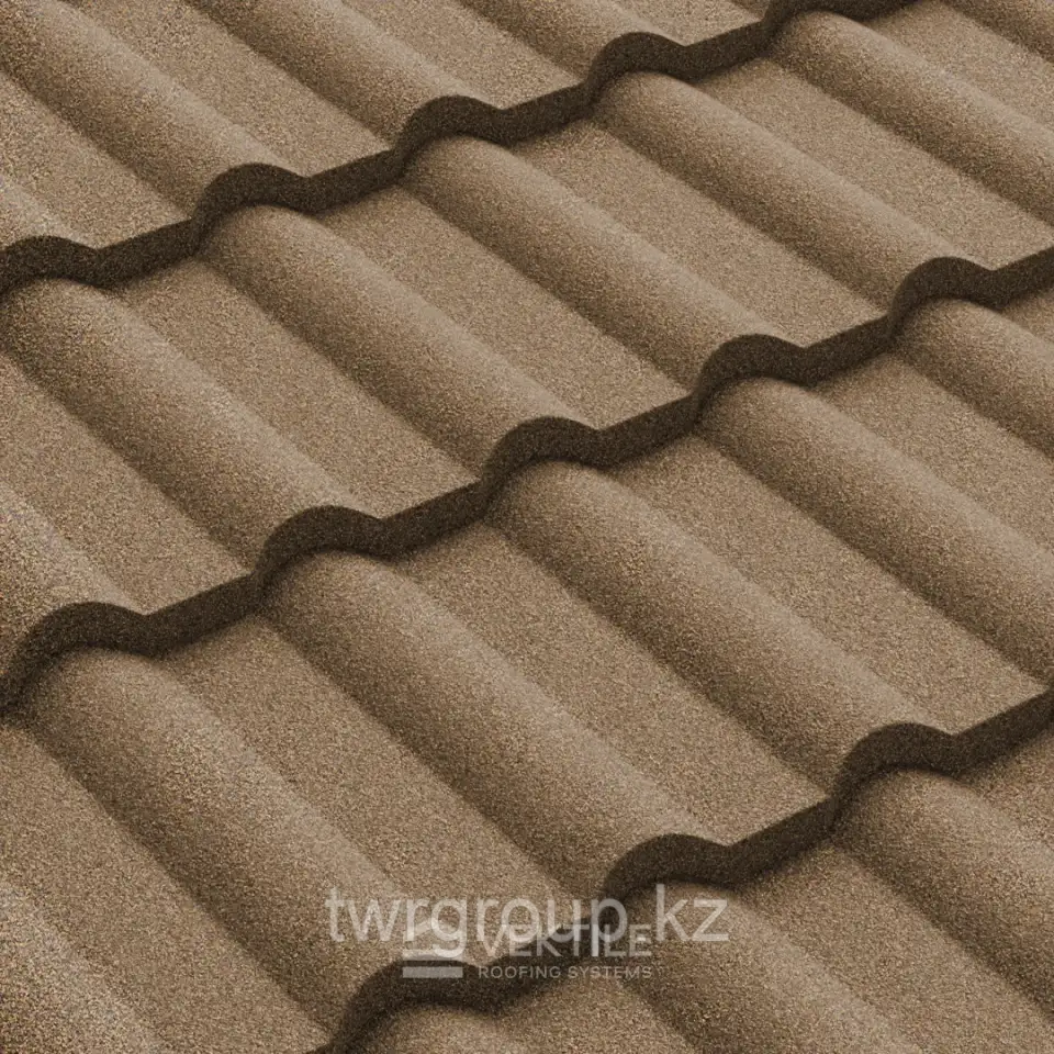 Композитная черепица Vektile, профиль Milano, Coffee, фотография 2