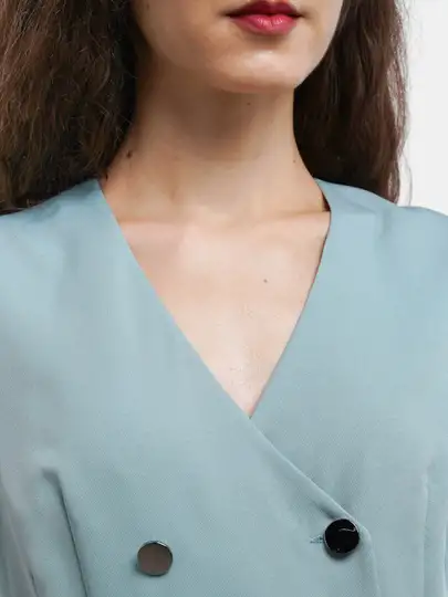 Платье женское, летнее на запах, повседневное праздничное, миди,хлопок, фотография 5